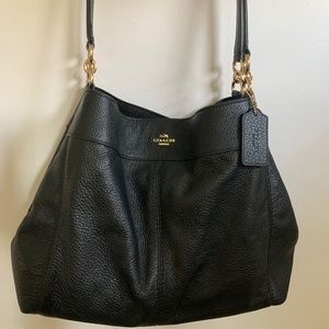 Coach Lexy Shoulder Bag in Pebble Leather ~Gently Used~
